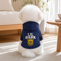 Sweat-shirt à capuche pour chat et chien, esthétique et mignon, avec imprimé créatif, en polyester respirant et facile à laver, tenue pour animaux de compagnie