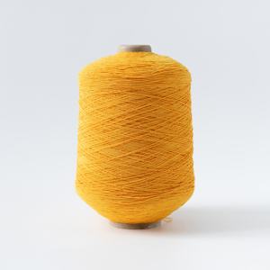 100 #   Fil teint en cœur de fibre recouvert de caoutchouc (Latex + Polyester DTY) filé à l'anneau, haute ténacité, uniformité lisse pour le tricot de chaussettes - Product Image 1