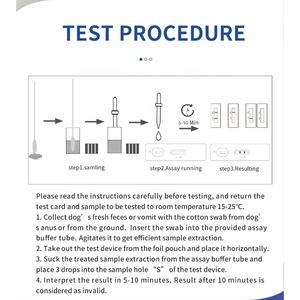 USMILEPET بالجملة البلاستيك مستضد فيروس كورونا الكلاب اختبار سريع للكشف في الوقت المناسب مجموعة تشخيص المناعة ل CCV - Product Image 5