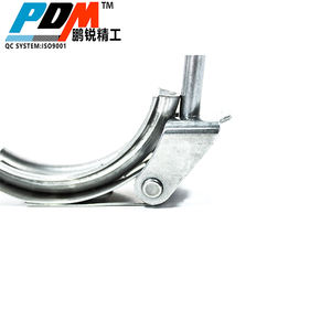 Комплект зажимов с V-образным ремешком 2,5 дюйма и 2 фланцевых комплекта для выхлопных труб Turbo - Product Image 2