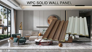 Light Luxury Style Plastic Wood <b>Decor</b> Cladding Wall <b>Panel</b> Customized Color Eco-Friendly Waterproof High Quality Interior Walls - Product Image 3
