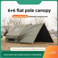 Tente Gonflable OEM en Gros pour 6 Personnes (6+6) – Idéale pour l'Extension de Séjour en Voyage, Extérieure, Imperméable et Anti-UV