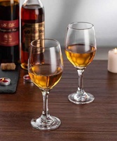 OEM vintage clair transparent verres à vin en cristal sans plomb coupe longue tige champagne vin boire verre à vin gobelet