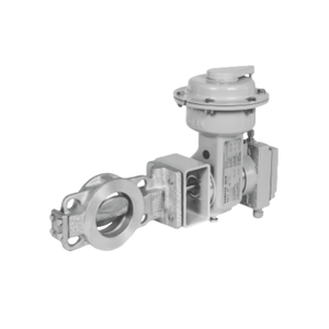 Série 3331 Allemagne – Vanne pneumatique DIN à corps monobloc, conception à rotation transversale, en acier moulé, pour service marche/arrêt - Product Image 1