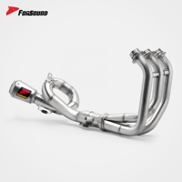 Système d'échappement complet Forsound Factory à prix de gros MT09 FZ09, style Akrapovic, silencieux court en acier inoxydable pour MotoGP, course