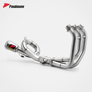 Système d'échappement complet Forsound Factory à prix de gros MT09 FZ09, style Akrapovic, silencieux court en acier inoxydable pour MotoGP, course - Product Image 3