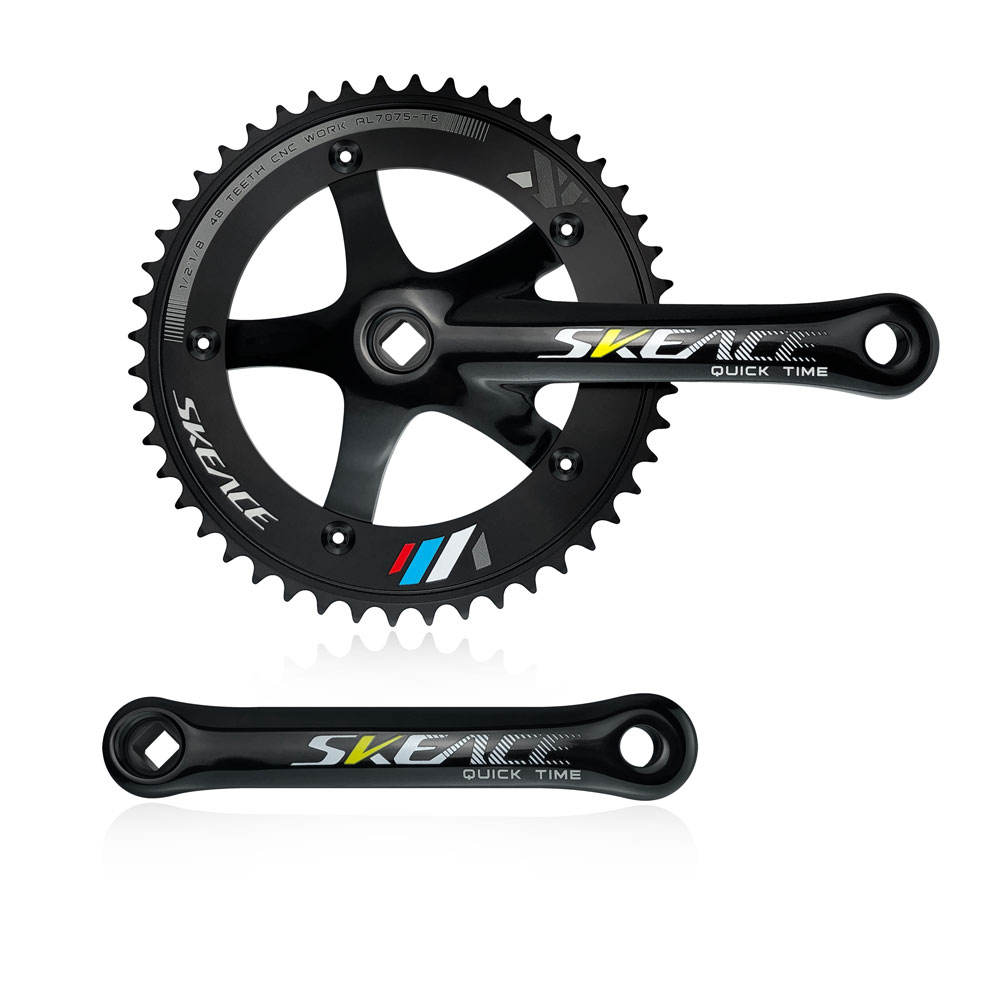 Factory Wholesale Price SKEACE Aluminum Alloy Fixed Gear Racing Track Bike  2025 New 165mm Crankset 48T 144mm BCD Bicycle