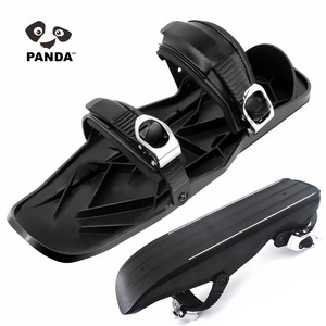 Chaussures de ski noires d'extérieur, chaussures de sport parent-enfant, résistantes à l'usure, réglables, en ABS durable, chaussures de skateboard - Product Image 2