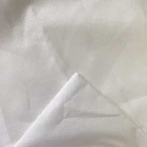 من المصنع مباشرة قماش مايكروفايبر بوليستر 100% لون أبيض جودة عالية مقاوم للانزلاق سجادة أغطية أسِرة سجادة أرائك