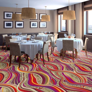 <span class=keywords><strong>Tapis</strong></span> imprimé 100 % polyester en gros pour restaurant, hôtel, banquet, casino, fabrication mécanique, design personnalisé, résistant à la circulation intensive et ignifuge - Product Image 1