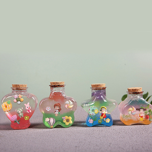 Botella de Plástico Vacía al por Mayor, Botella de PET con Forma de Pentagrama para Jugos, Bebidas, Té con Leche, Botella de Plástico Desechable para Bebidas de 240 ml - Product Image 2