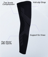Aofit Genouillères de compression sportives, manchons de soutien articulaire, protections complètes longues pour la course, enveloppements de protection, coudières chauffantes