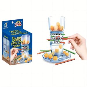 Nouveautés : Jeu éducatif en plastique marbré pour la réunion de famille et l'interaction parent-enfant – Ne laissez pas tomber la balle ! - Product Image 4