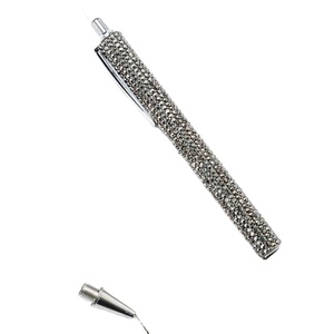Custom <b>Glitter</b> Fancy Pens for Women & Girls, Pretty Cute Sparkly Retractable Black Ink 1.0mm Journaling Pens - Product Image 4