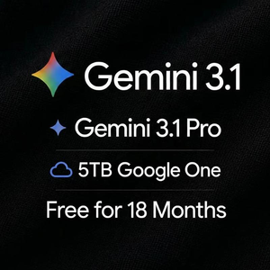 Pack d'abonnement annuel 3.1 Pro en gros, 5 To – Prix de vente final indiqué. IA multimodale : Comprendre et générer du contenu - Product Image 1