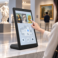 Tablette Android interactive verticale en forme de L de 14 pouces pour guide muséal, écran Full HD RK3566 avec Wi-Fi, Bluetooth, RJ45 et caméra