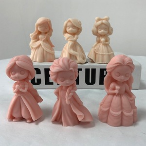 <span class=keywords><strong>Stampo</strong></span> Candela Ragazza Principessa Bambola in Gesso Pietra Diffusore in Gesso Decorazione per Aromaterapia - Product Image 5