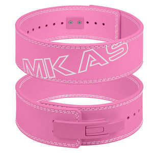 MKAS 사용자 정의 로고 가죽 피트니스 체육관 벨트 역도 벨트 체육관 하이 퀄리티 파워 리프팅 벨트 남여 공용 - Product Image 6