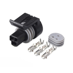Automotive Fuel Pressure Sensor Connector 4 Pin Black PBT Male And Female Termination IP20 Mo-161 Standard - Product Image 1