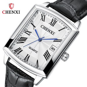 Chenxi 079A Amant Montres Bracelet En Acier Inoxydable Simple Date Quartz Montre-Bracelet pour Hommes De <span class=keywords><strong>Luxe</strong></span> Casual <span class=keywords><strong>Couple</strong></span> Saint Valentin <span class=keywords><strong>Cadeau</strong></span> - Product Image 3