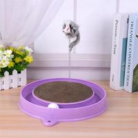 Ukuran kustom mainan cakar kucing mewah Modern papan Sisal tahan lama untuk penggunaan lantai mainan interaktif klasik untuk kucing & anjing