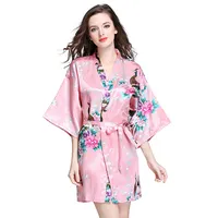 Chinese Silk Robes for Women, Wedding Party Lounge Wear