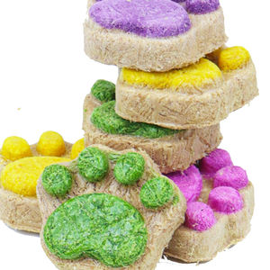 Bio-Katzen pfoten kuchen Tiernahrung Snacks Gefrier getrocknet Verschiedene Geschmacks richtungen Leckereien Protein reiche Katzen hunde fütterung Klauen pfoten - Product Image 2