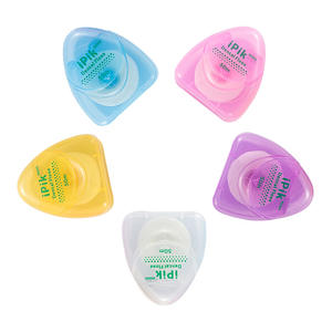 Flosser dentale biodegradabile stampato personalizzato 10 gusti varieta' Pack (linee di seta di mais) Packaging senza plastica marche verdi - Product Image 1