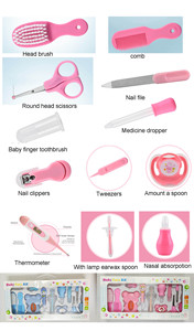 Kit de Cuidado <span class=keywords><strong>para</strong></span> <span class=keywords><strong>Bebés</strong></span> 13 en 1, Set de Seguridad y Salud <span class=keywords><strong>para</strong></span> <span class=keywords><strong>Recién</strong></span> <span class=keywords><strong>Nacidos</strong></span> con Cepillo de Dientes, Cuchara <span class=keywords><strong>para</strong></span> Oídos, Termómetro, Cortauñas y <span class=keywords><strong>Lima</strong></span> - Product Image 6