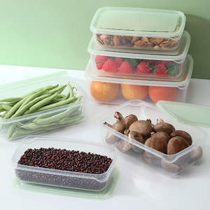 Bán buôn BPA free lò vi sóng an toàn Stackable nhựa container thực phẩm Set - 3/4 gói 800ml rõ ràng PP bữa ăn Prep & Tủ đông container - Product Image 4