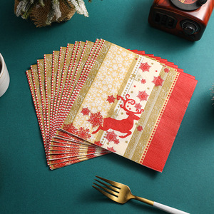 Papier bedruckte Serviette Persönliche Servietten Einweg Party Seidenpapier Hotel Restaurant Tisch Bistro - Product Image 2