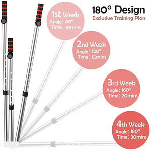 ROEGADYN - Estirador de Piernas Ajustable y Duradero de Acero Inoxidable <span class=keywords><strong>para</strong></span> Yoga, Entrenamiento de una Sola Pierna, <span class=keywords><strong>para</strong></span> Estudio de <span class=keywords><strong>Pilates</strong></span> y Gimnasio - Product Image 4