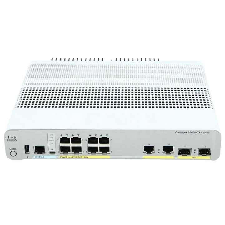 8 Port Poe Switch - WS-C2960CX-8PC-L - 32gbps Capacity