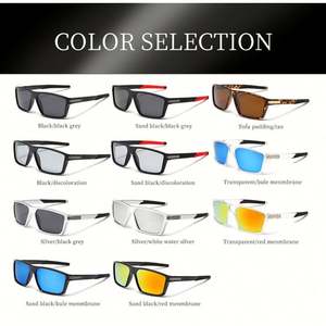 Lunettes de soleil polarisées personnalisées avec logo, vente en gros, UV400, photochromiques, pour le cyclisme, les sports de plein air, et la conduite, pour hommes - Product Image 5