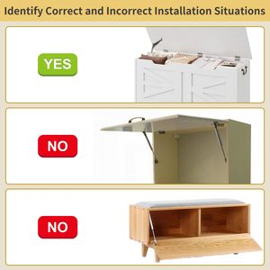 HBL 300N couvercle rabattable support <span class=keywords><strong>de</strong></span> ressort charnières à gaz arrêt libre à n'importe quel angle pour armoire boîte à jouets <span class=keywords><strong>coffre</strong></span> <span class=keywords><strong>banc</strong></span> <span class=keywords><strong>de</strong></span> <span class=keywords><strong>rangement</strong></span> Anti-pincement - Product Image 2