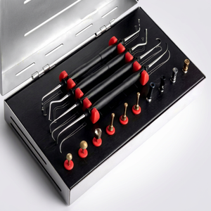 Kit de Levantamiento de Seno Dental, Juego de Instrumentos Manuales para Cirugía de Implantes, Herramientas de Abordaje Lateral Crestal, Certificado CE, Empuñadura Acolchada Negra - Product Image 1