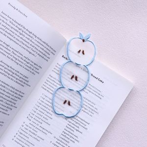 Cute Apple Embroidered Organza <b>Bookmark</b> School Stationery <b>Gift</b> - Product Image 4