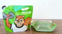 Sac Composé de Qualité Alimentaire 128oz Refermable Sac d'Emballage pour Snacks Debout avec Poignée pour Noix, Aliments Secs Stockage