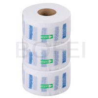 Rouleau de papier pour le cou, accessoires de coiffure bon marché, personnalisé Wanmei, rouleau de papier jetable pour salon de coiffure, bandes de papier pour le cou