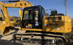 Excavatrice hydraulique sur chenilles Caterpillar 315D d'occasion, faible nombre d'heures de fonctionnement, Cat 318D avec certifications EPA et CE - Product Image 2