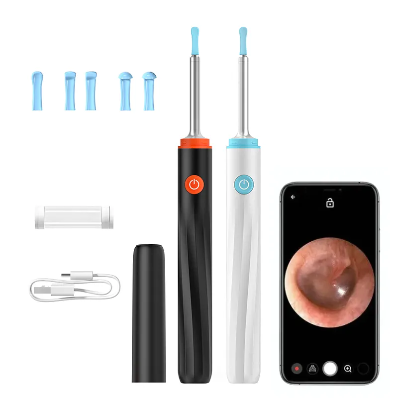 Novo Digital Wifi Otoscópio Câmera Personal Ear Cleaner Ferramenta 3.9mm Lens Earwax Remover orelha limpeza endoscópio