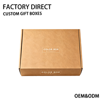 Caja de Cartón Corrugado Kraft Impermeable Portátil con Logotipo Personalizado, Caja de Embalaje de Papel para Envíos, Caja de Embalaje de Cartón Plegable