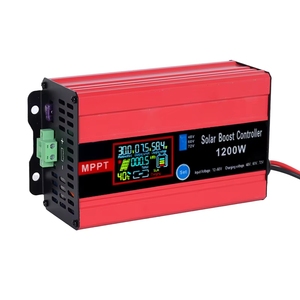 Contrôleur de charge solaire LCD <span class=keywords><strong>MPPT</strong></span> 12V/24V/48V 25A 700W/1400W, convertisseur de surtension haute efficacité, version améliorée - Product Image 1