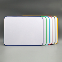 Tableau blanc miniature A4/A5 personnalisé, double face, effaçable à sec, magnétique, pour enfants, mini tableau d'écriture en plastique pour le bureau