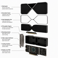 Carte graphique RTX PRO 6000 Blackwell Workstation, GPU professionnel, adaptateur d'affichage PCIe