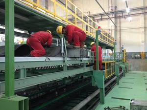 <span class=keywords><strong>PVC</strong></span> kumaş steelcord konveyör bant sıcak ekleme basın makinesi - Product Image 5