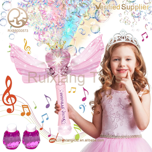 Hot Bán Unisex Bong Bóng Cổ Tích Cây Đũa Phép Đồ Chơi Công Chúa Ma Thuật Bong Bóng Stick Với Tự Động Tính Năng Ngoài Trời Vui Vẻ Đồ Chơi Cho Trẻ Em Làm Bằng Nhựa - Product Image 2