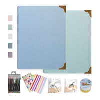 Classeur vertical A4 à trois trous, album photo personnalisé transfrontalier, boîte cadeau commémorative faite main DIY, classeur à feuilles mobiles pour la maison