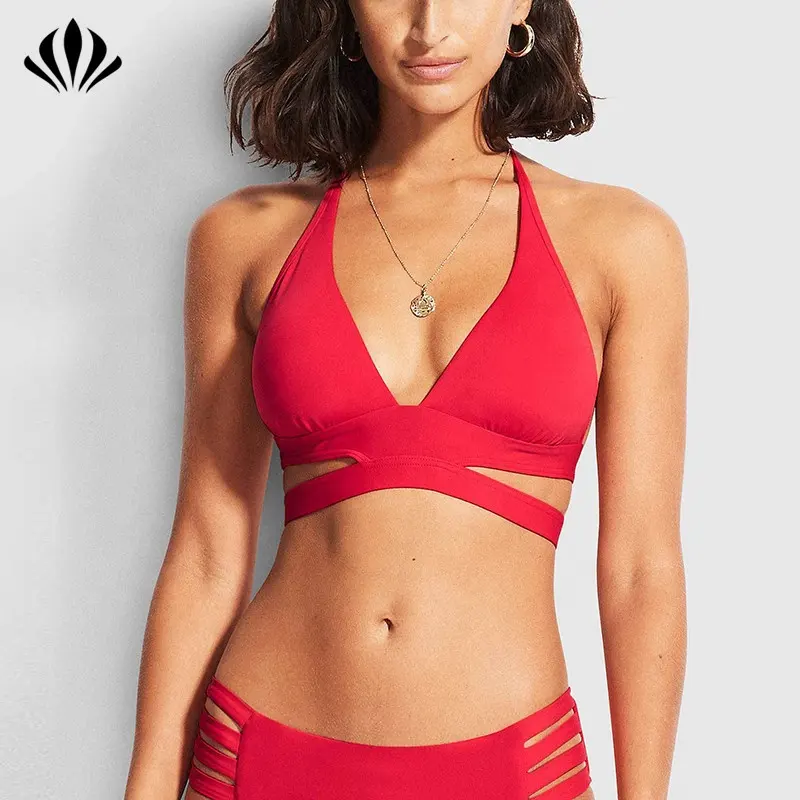 2022 Hot Sale Women Bikini Top Active Top With Removable Cups