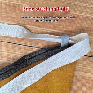 Long Fireproof Protective Anti-Cut Leather <strong>Welding</strong> Sleeves Breathable Workwear <strong>Jacket</strong> for Secure Arm Protection